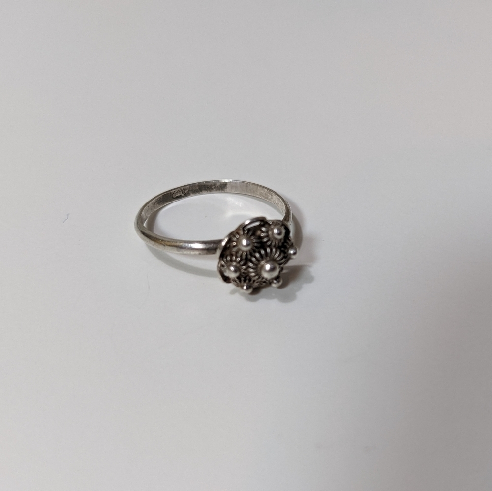 Dutch Button Filigree Zeeuwse Knoop Victorian Antique Ring - Picture 12 of 12